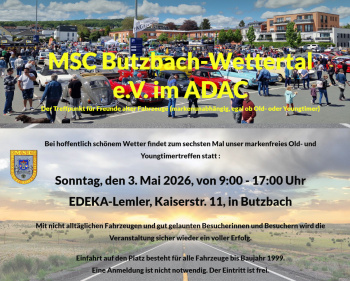 6. Old- & Youngtimertreffen Butzbach PLZ 35510