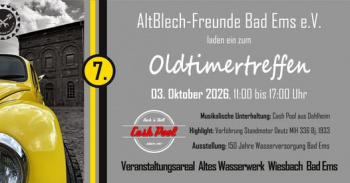 Oldtimertreffen der Altblech-Freunde Bad Ems PLZ 56130