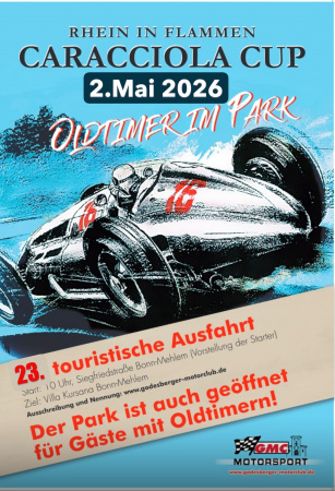 Caracicola Cup Bonn Oldtimer im Park PLZ 53179